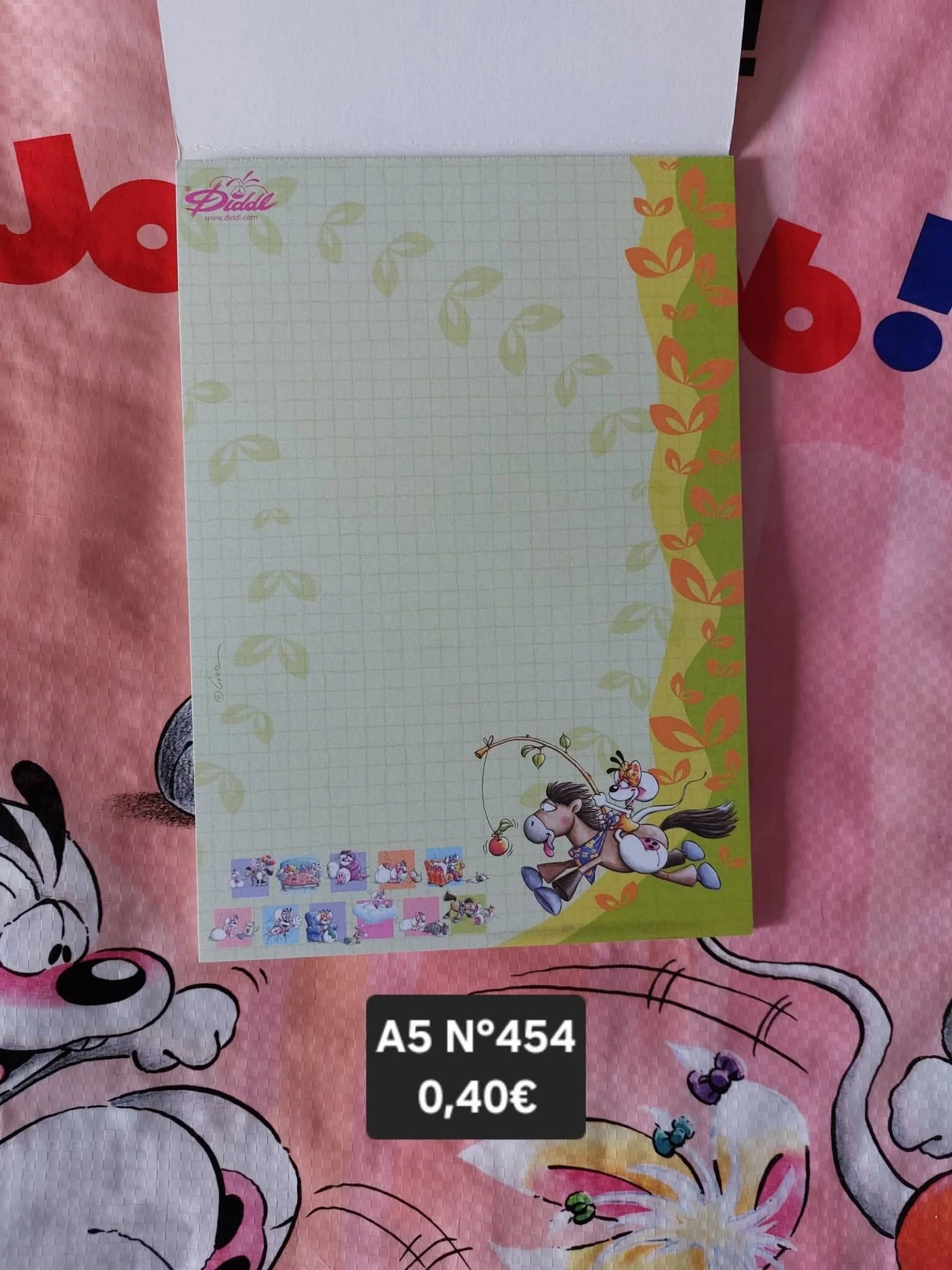 1 feuille diddl A5 N°454